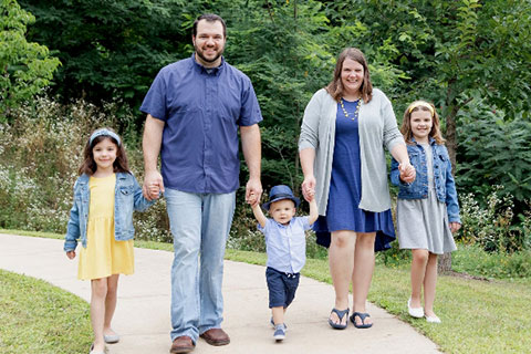 Ministry Assistant Butch Archambeau and family